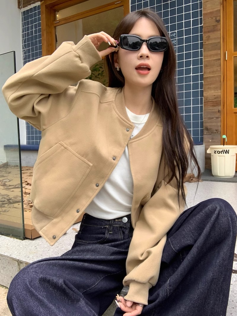 秋季新款高级设计感外套女时尚洋气减龄宽松休闲显瘦气质棒球服潮