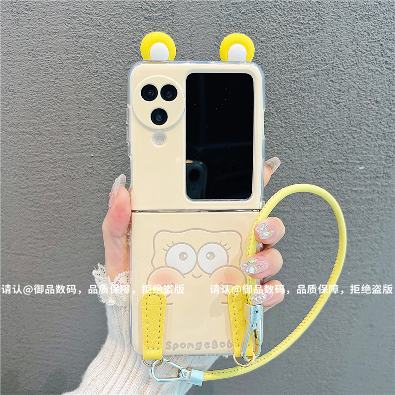 （OPPOfindN3flip系列）透明折叠壳适用OPPOfindN3flip手机壳防摔潮