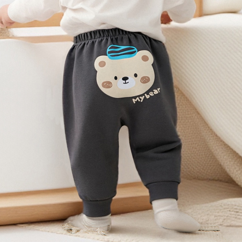 男宝宝大屁屁裤秋外穿a类秋冬季男童洋气小月龄婴儿pp裤儿童裤子