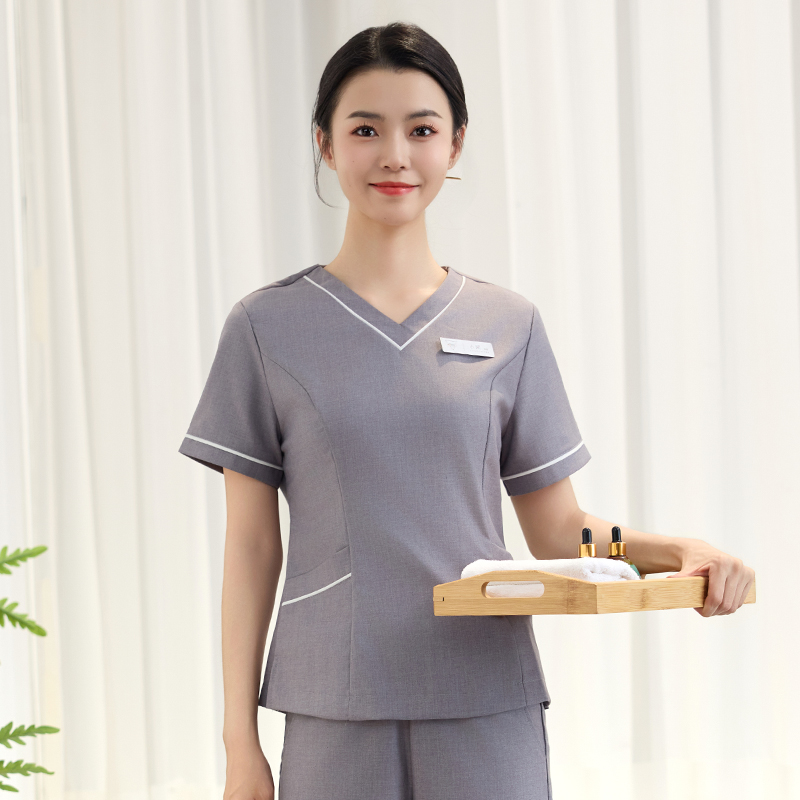 产康师工作服短袖套装医美SPA会所工装月子中心美容养生馆技师服