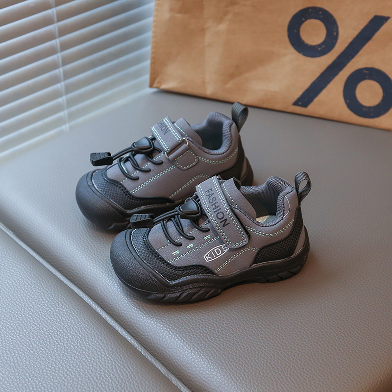 秋季儿童鞋子新款男童童鞋防滑透气休闲鞋耐磨运动鞋中小童户外鞋