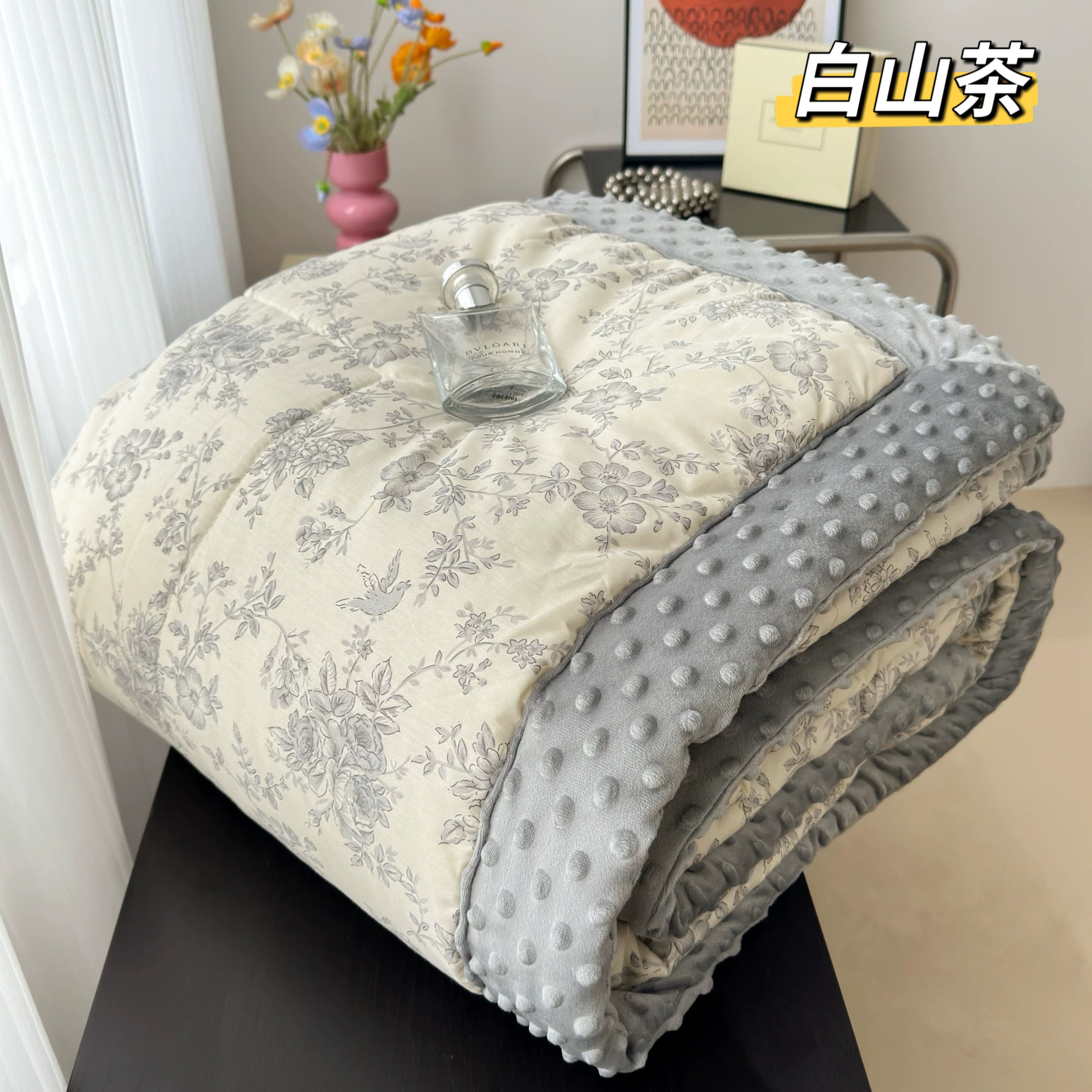 纯棉豆豆被2×2.3米（5.6斤左右）双人大豆被被子纯棉被芯春秋被