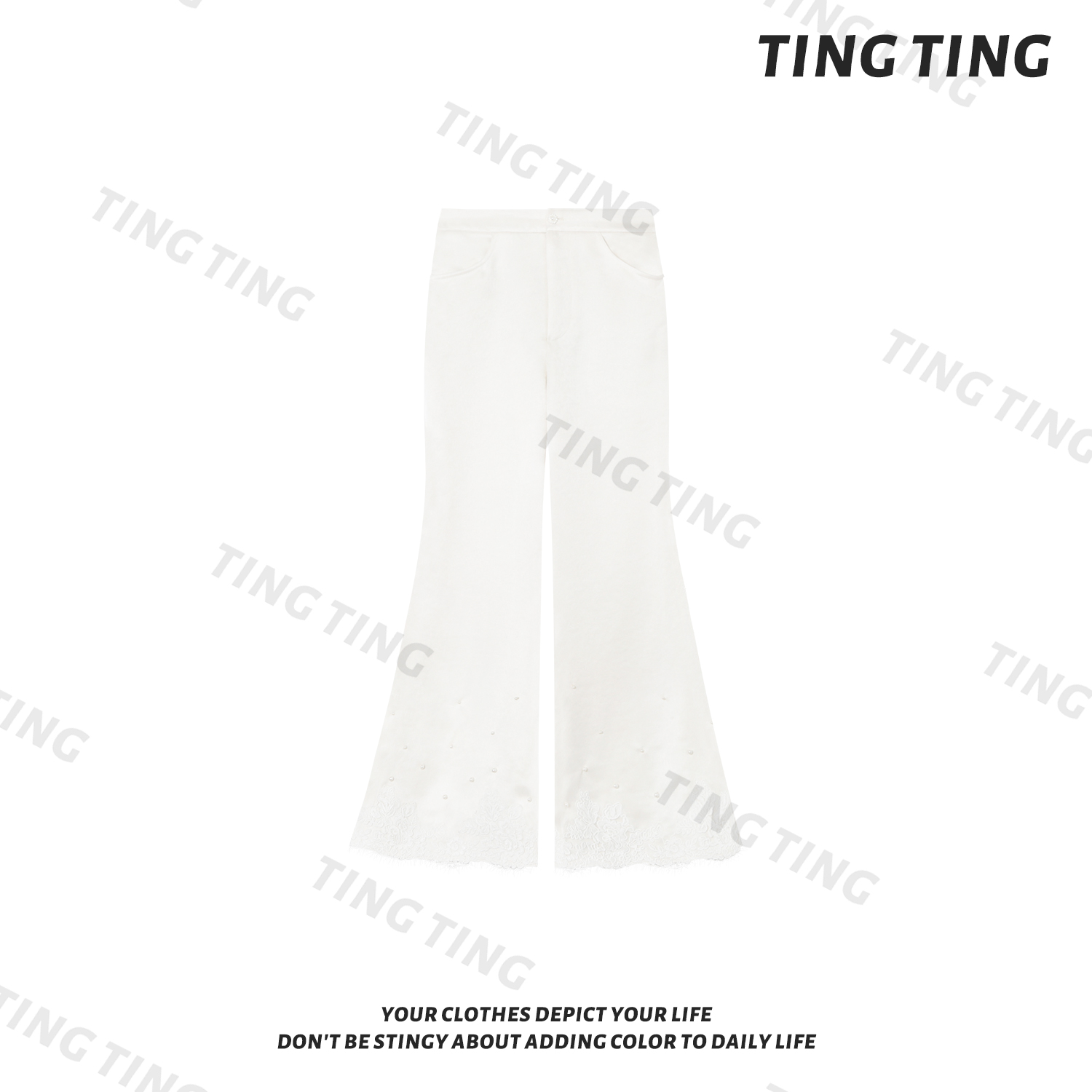 【婷婷】百搭喇叭裤 TT2SQTZ2338