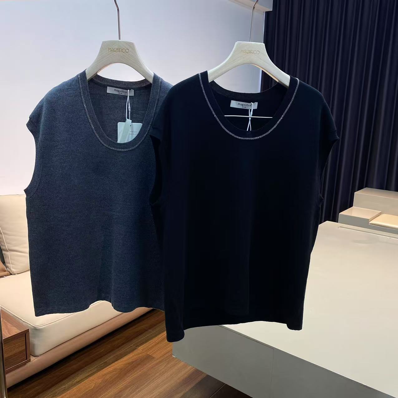 绵羊毛 背心 BX0200