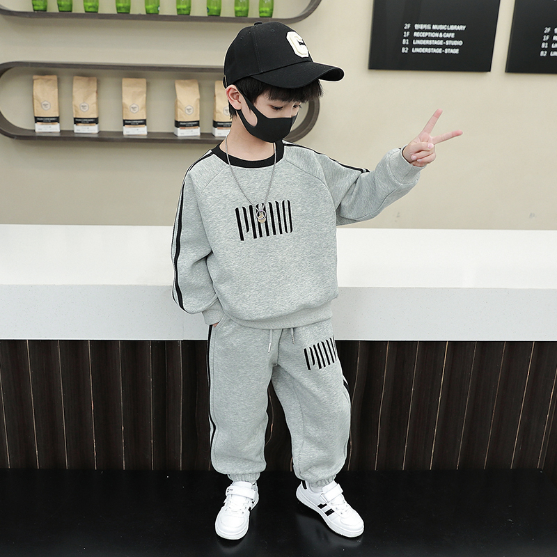 男童套装春秋款2025秋季新款童装运动服帅气卫衣儿童秋装两件套潮