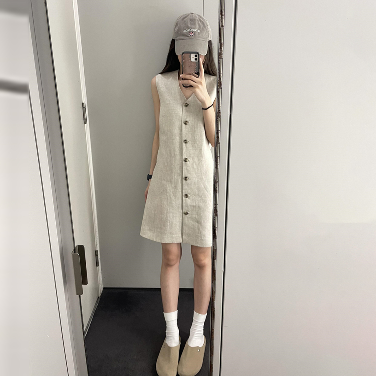 【现货+运贴5米】复古法式连衣裙女2025夏季新款复古简约老钱风3997