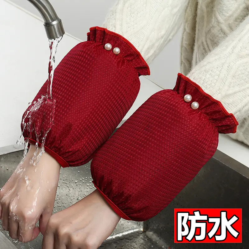 新款工作防污防油套袖韩版秋冬短款防水袖套成人学生干活袖头耐脏