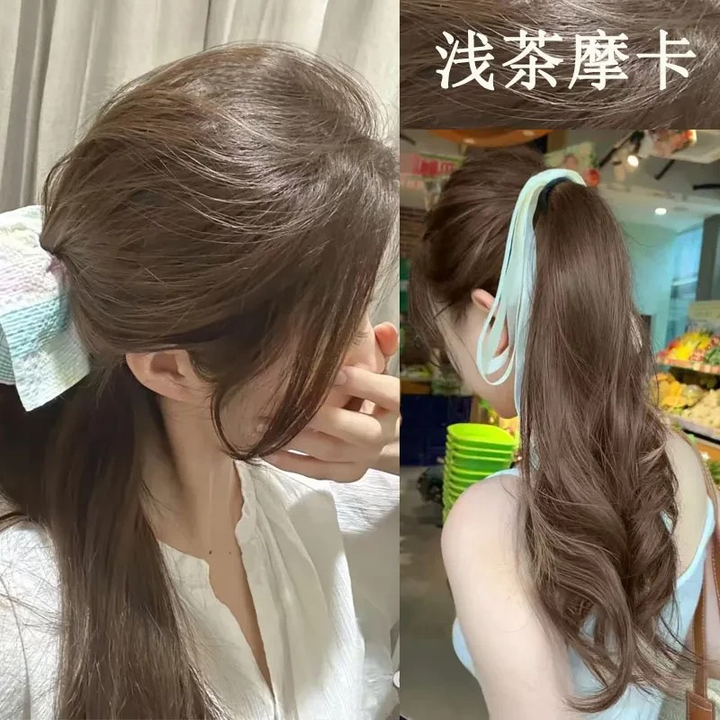 【买一送】诗奈姿爆款浅茶摩卡染发膏免漂盖白发显白推荐发色染发剂