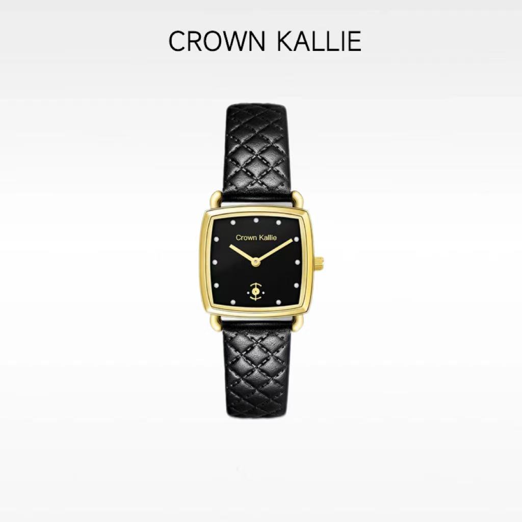 Crown Kallie【复古船锚】经典系列小香风船锚盘设计女士腕表ck8111