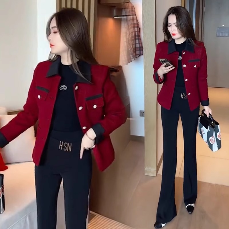 女士短款小香风外套女春秋季2025新款小个子时尚洋气高级感夹克衫