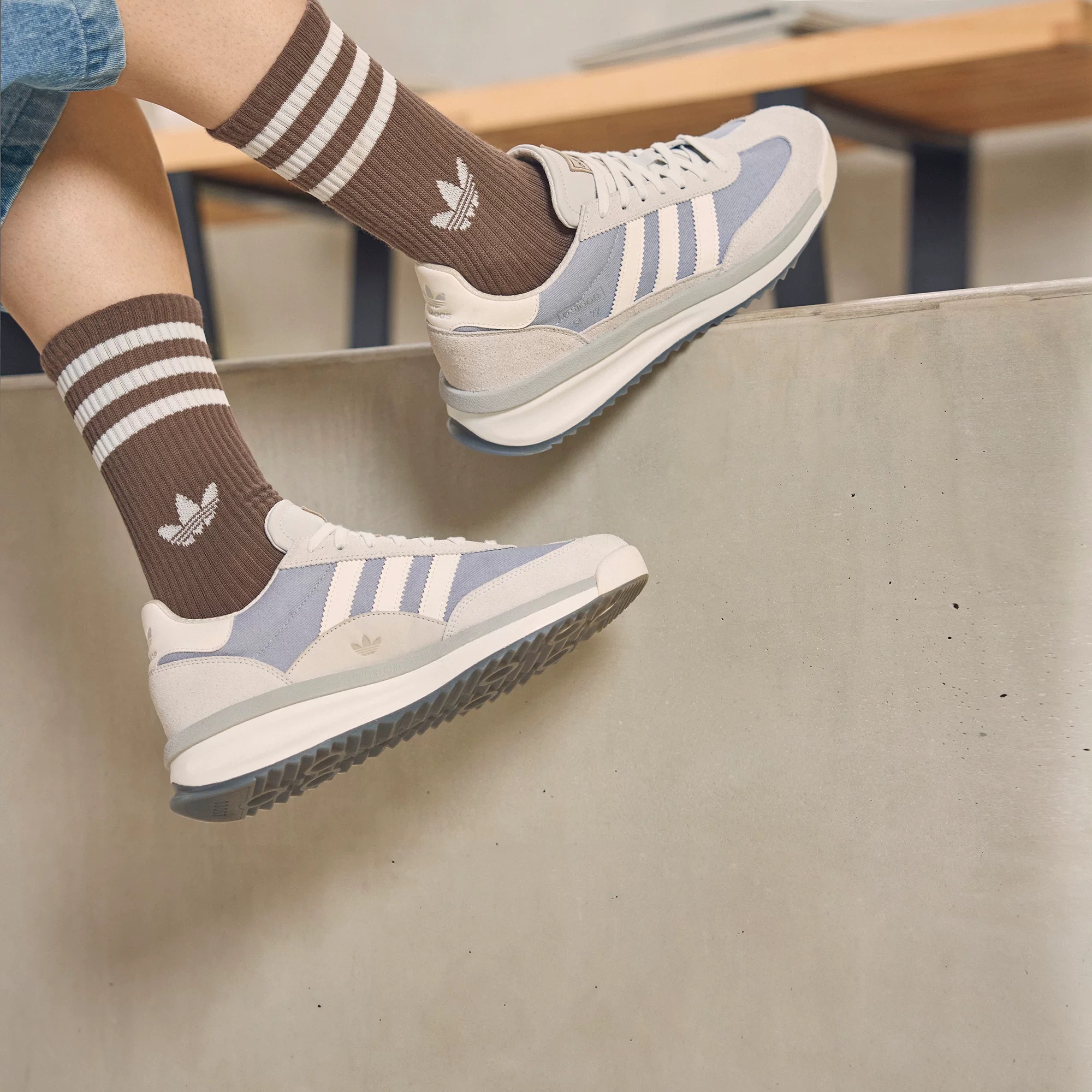 Adidas/阿迪达斯三叶草 SL 72 RTN运动鞋T头鞋休闲板鞋 JI2505