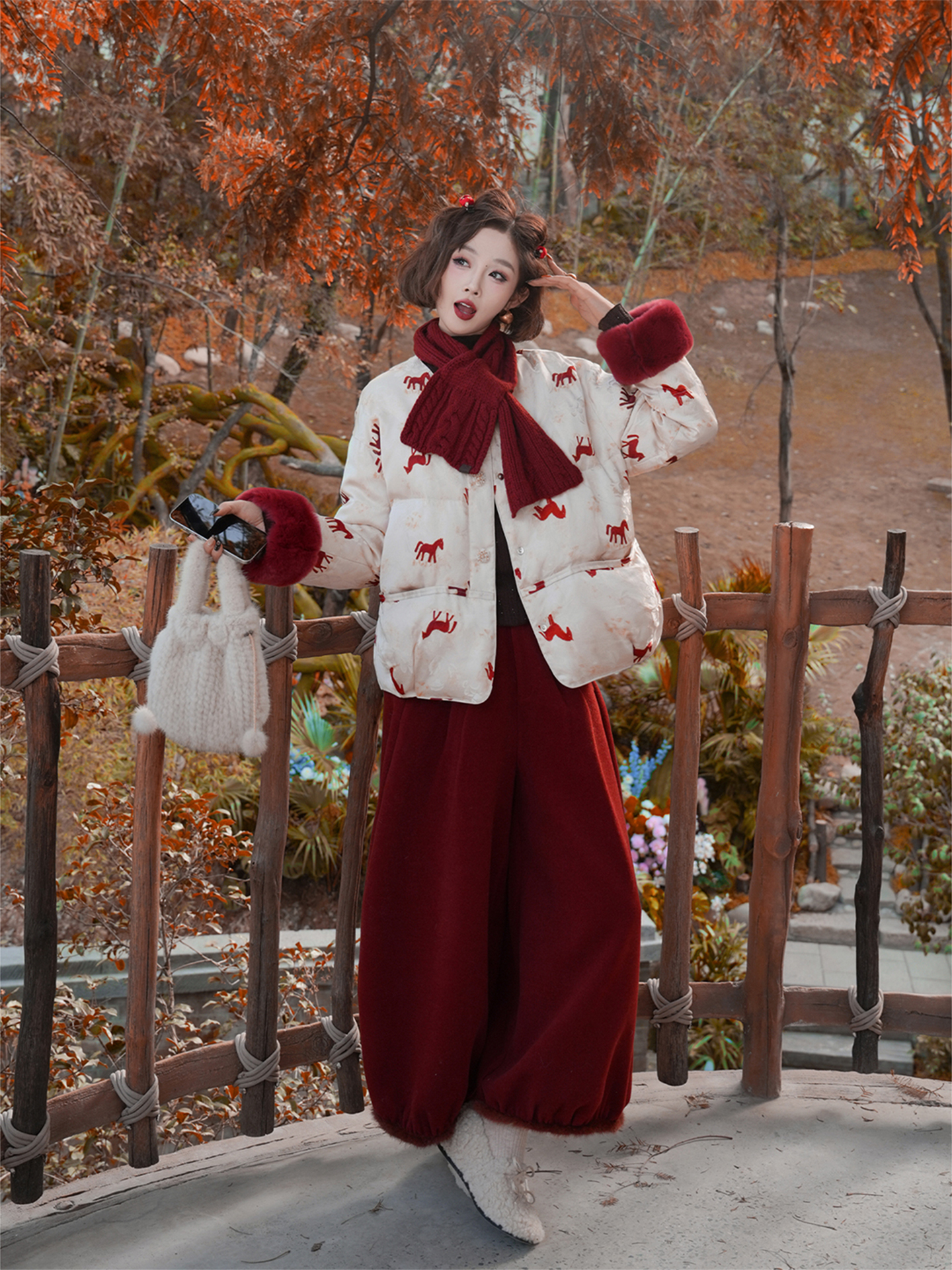 马年限定高级感超好看的棉服女2026爆款洋气减龄百搭高级棉衣外套