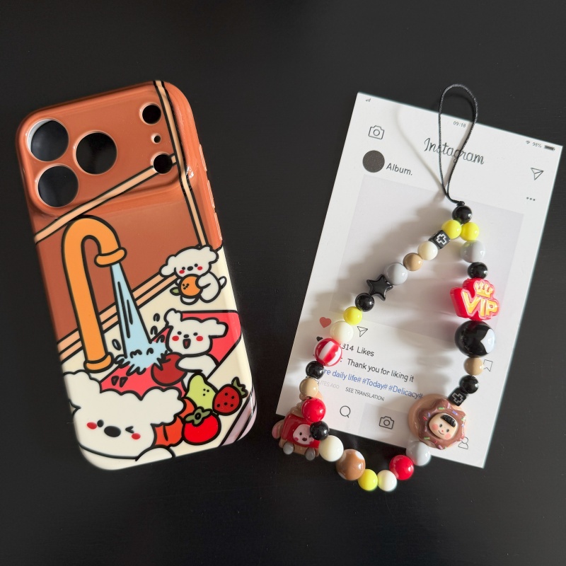 洗水果小狗菲林软壳适用苹果17promax手机壳16华为vivo小米15oppo