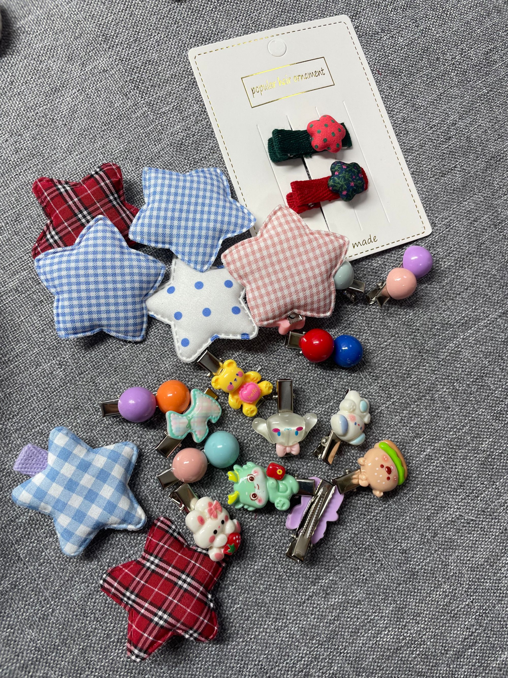 发夹少女风边夹鸭嘴夹仙女风可爱可爱风ins发卡女