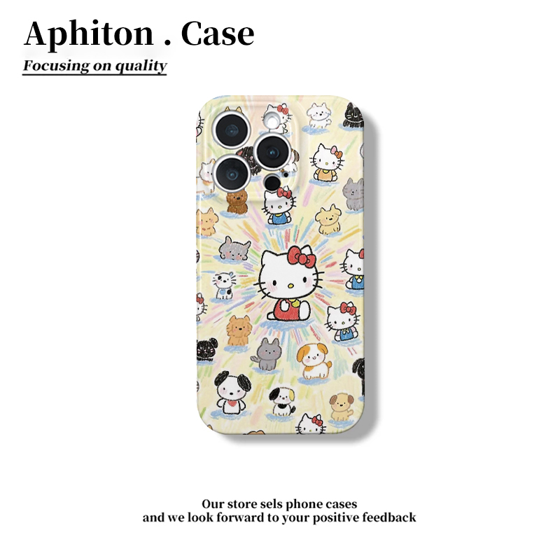 奥菲顿猫狗派对kt适用苹果17/16菲林硬手机壳华为vivoppo小米15套