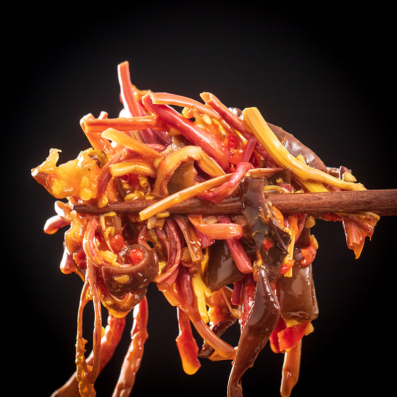 湖南衡东香辣蕨菜即食下饭菜腌制咸菜拌饭开味