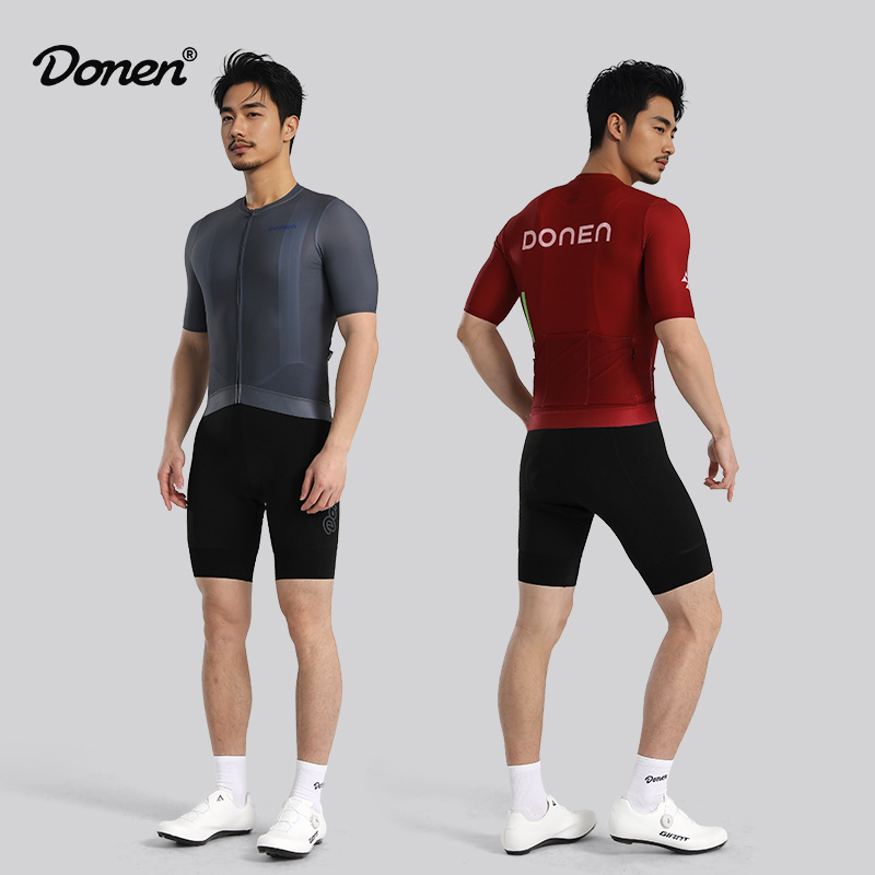 DONEN达恩夏季新款骑行服男高弹透气户外运动上衣公路骑行服男款