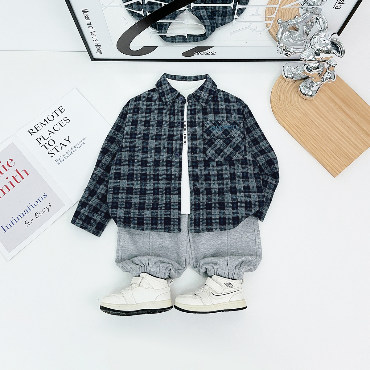 儿童衬衫长袖2025新款男童秋季上衣韩版宝宝BQ25969N悠悠童话童装