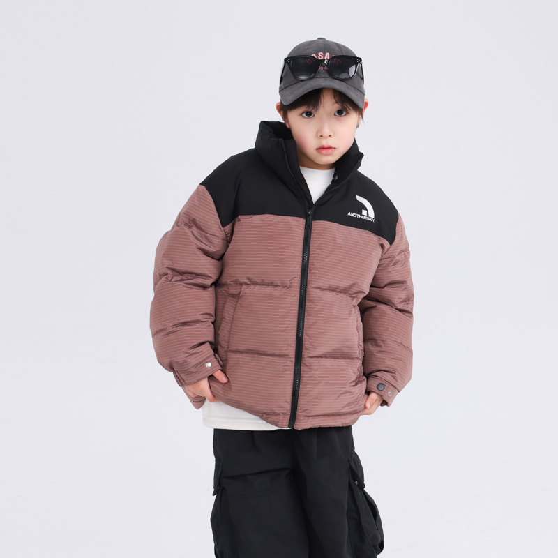 【悠悠耀选】男童冬季韩系拼接白鸭绒羽绒服新款K244YRF5022