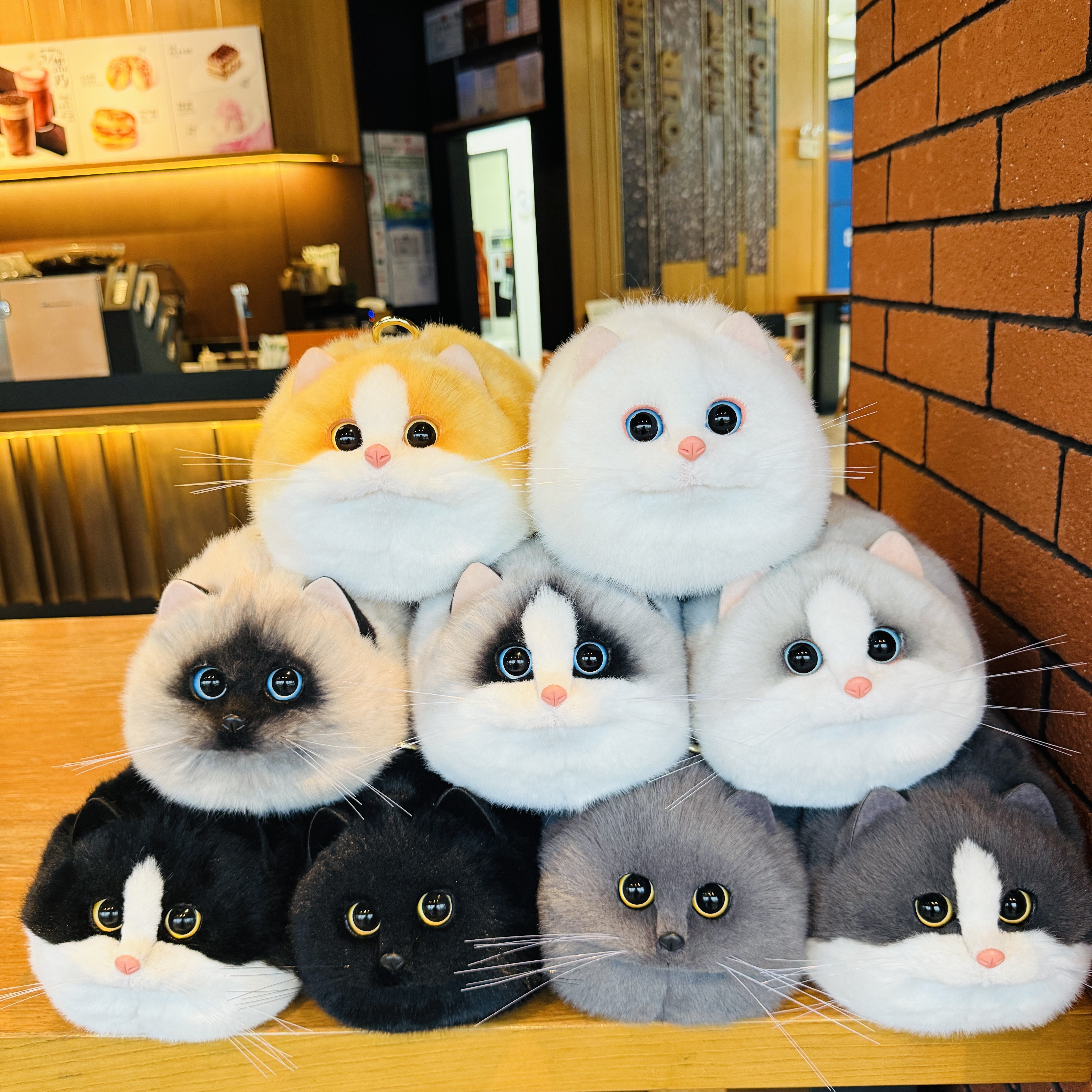 猫泰萌仿真猫咪包猫猫背包可爱斜跨包