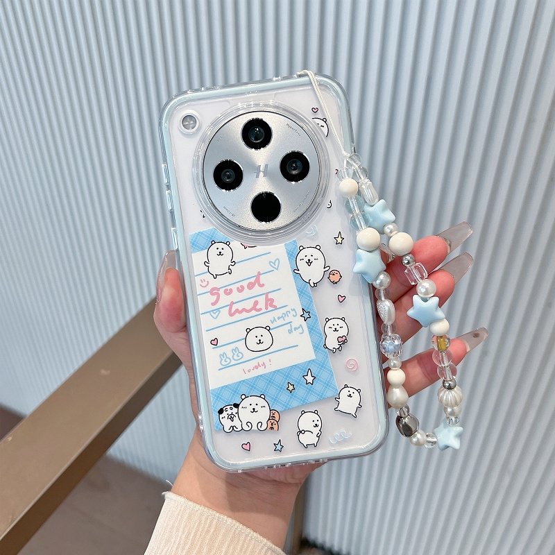 二合一可爱熊标签适用苹果手机壳华为荣耀vivox300小米17防摔oppo