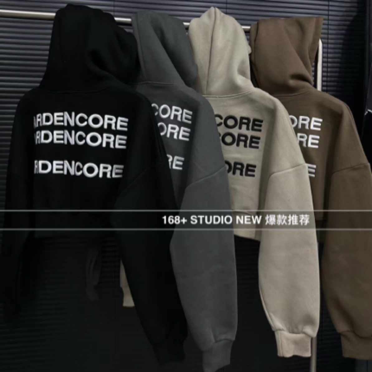 刺绣字母连帽卫衣外套女chic早春2025新款爆款短款开衫拉链上衣潮