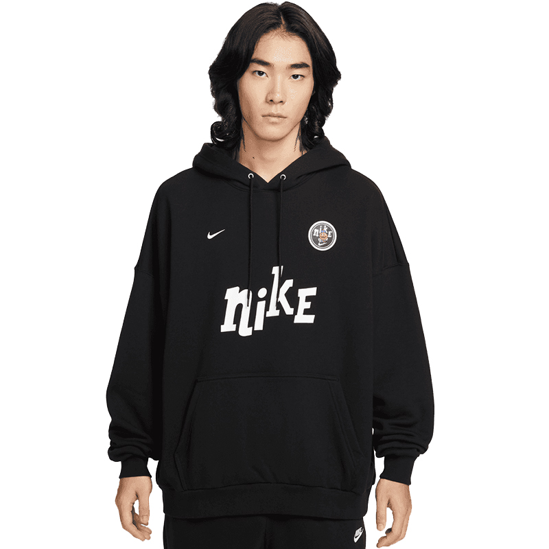 NIKE耐克男子AS M NK CLUB FT OS PO HDY GCEL连帽卫衣IM9356-010