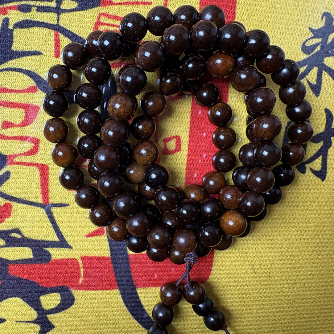 真宝已赐福 纯天然雷击枣木 百年老料手串 真宝同款