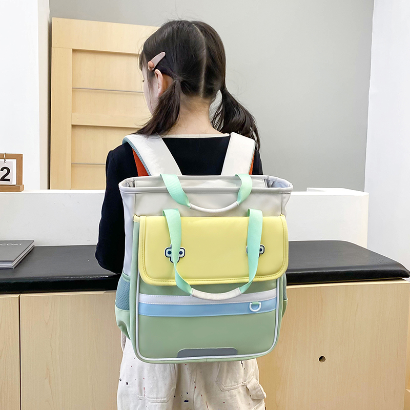 2025新款小学生补课包韩版补习袋双肩包多功能轻便美术包作业包