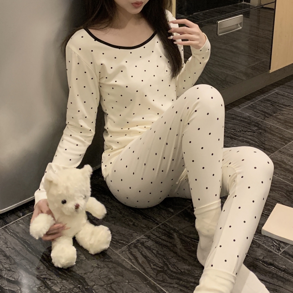 保暖内衣女秋衣秋裤套装女2024新款女士衬衣衬裤女款时尚女人内装