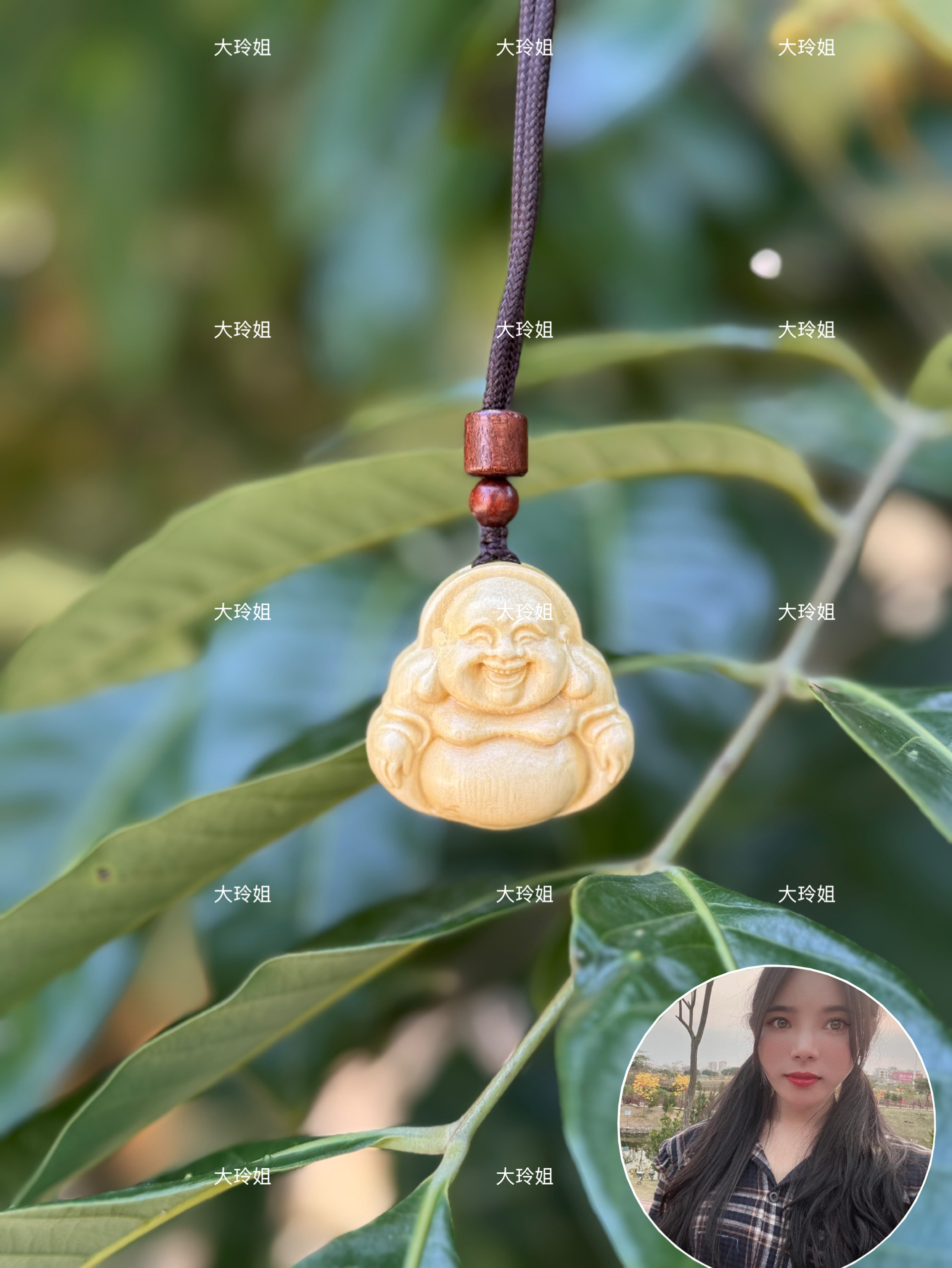 三叉虎木定制大肚佛（女孩）