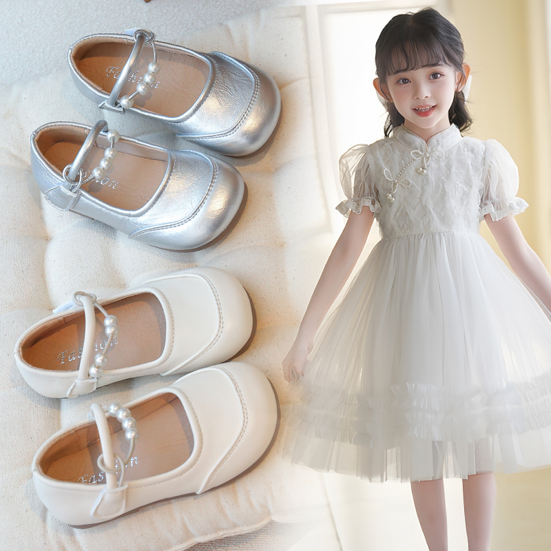 女童鞋子儿童公主小皮鞋2025新款宝宝单鞋女孩软底玛丽珍童鞋x