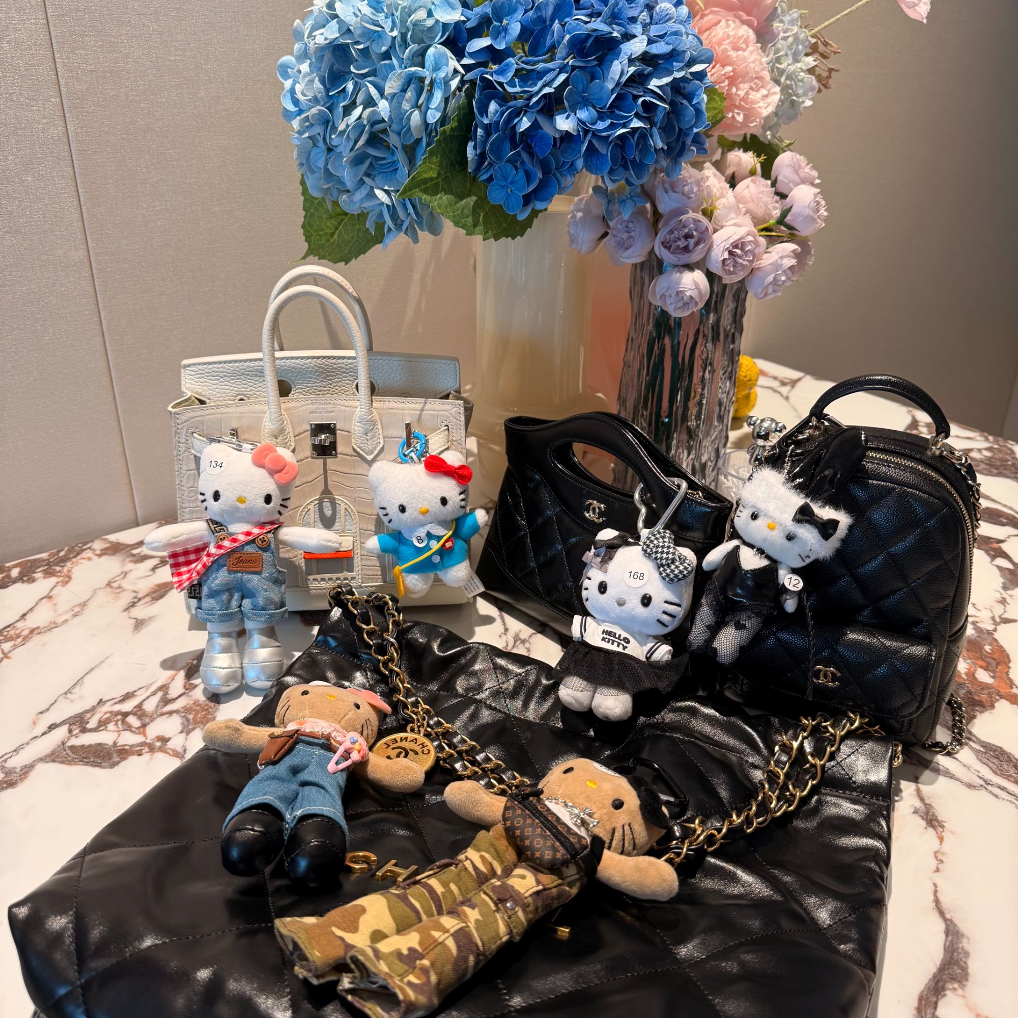 【HK集合】HK原单毛绒挂件-天花板品质-出口外贸标牌齐全