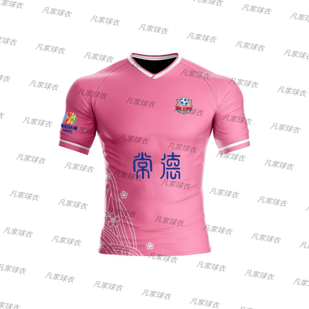 抢先版 2025湖南超级联赛湘超球衣常德球衣速干t3d数码印花短袖