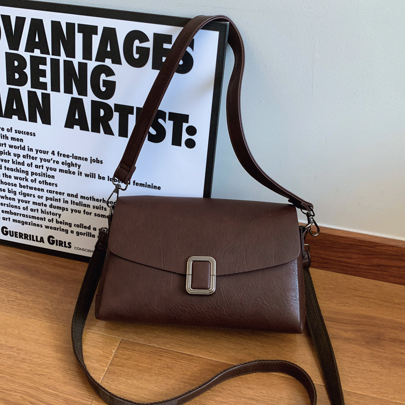 爆款女包2025新款多隔层单肩包斜挎包高级感小众设计手提小方包女