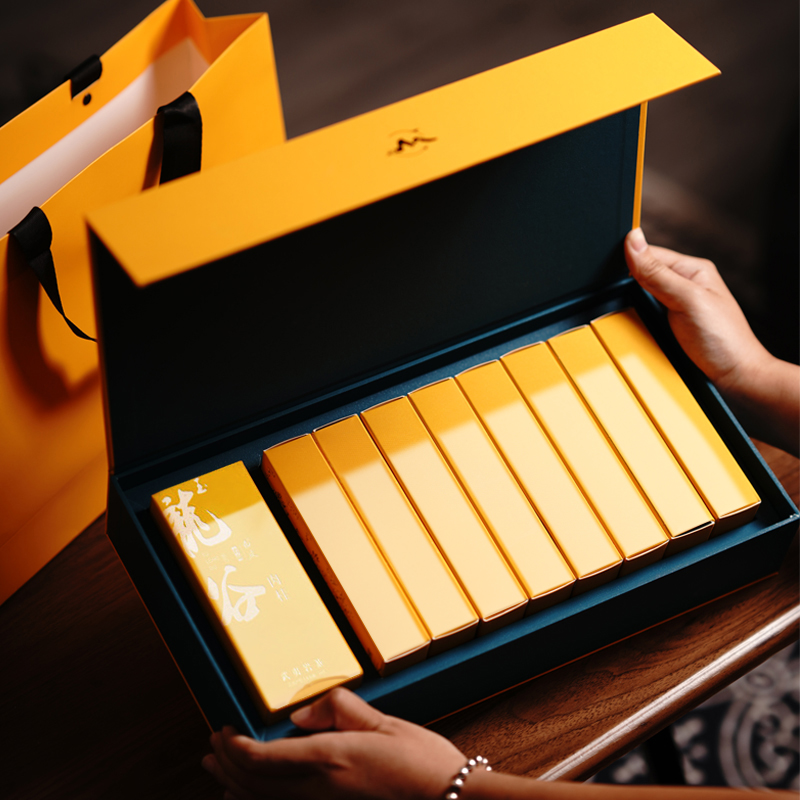 武夷山茶叶武夷山武夷岩茶肉桂茶大红袍茶叶玉龙谷肉桂162g礼盒装