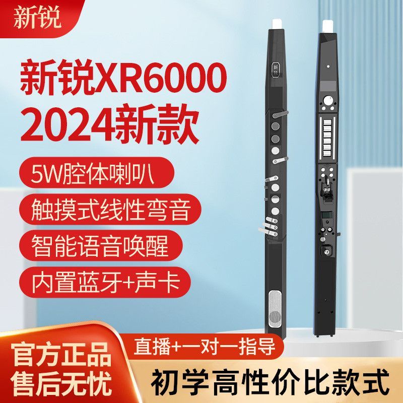新锐XR6000电吹管乐器正品新款中老年国产萨克斯笛子葫芦丝