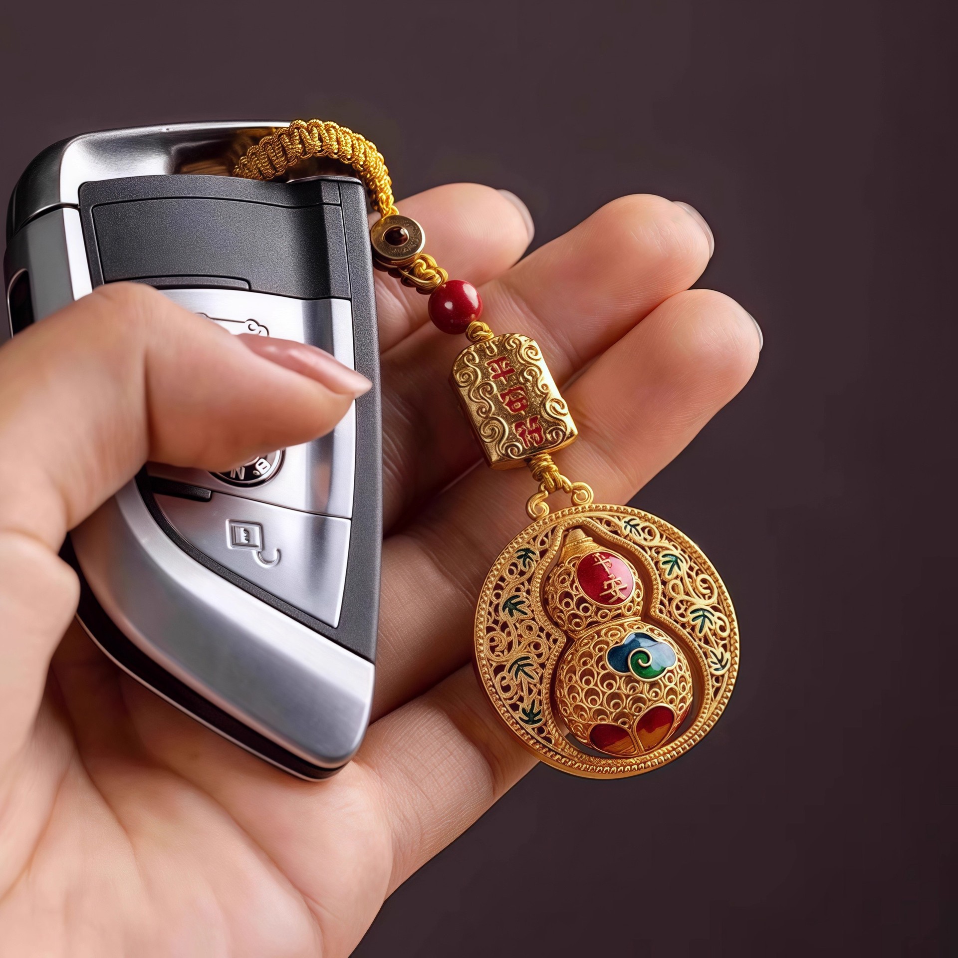 【先生推荐】福禄平安钥匙扣 汽车用品挂饰挂件男女款式礼品