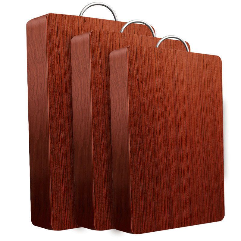 红铁木整木加厚耐用抗菌防霉菜板案板砧板厨房专用切菜板商用家用