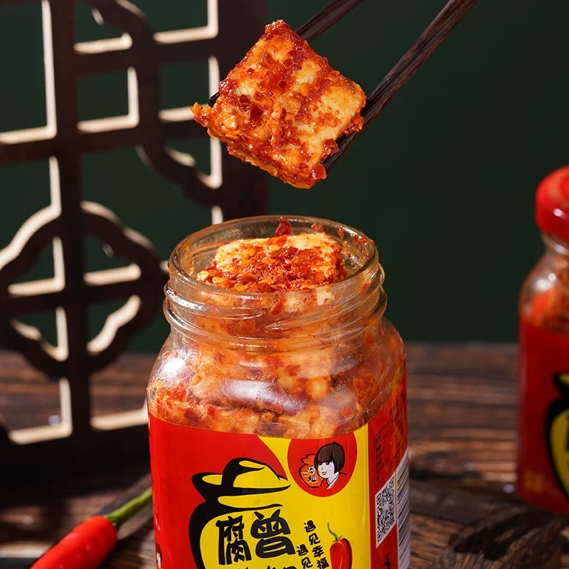 豆腐乳湖南白溪霉豆腐正宗无油香辣麻辣下饭菜