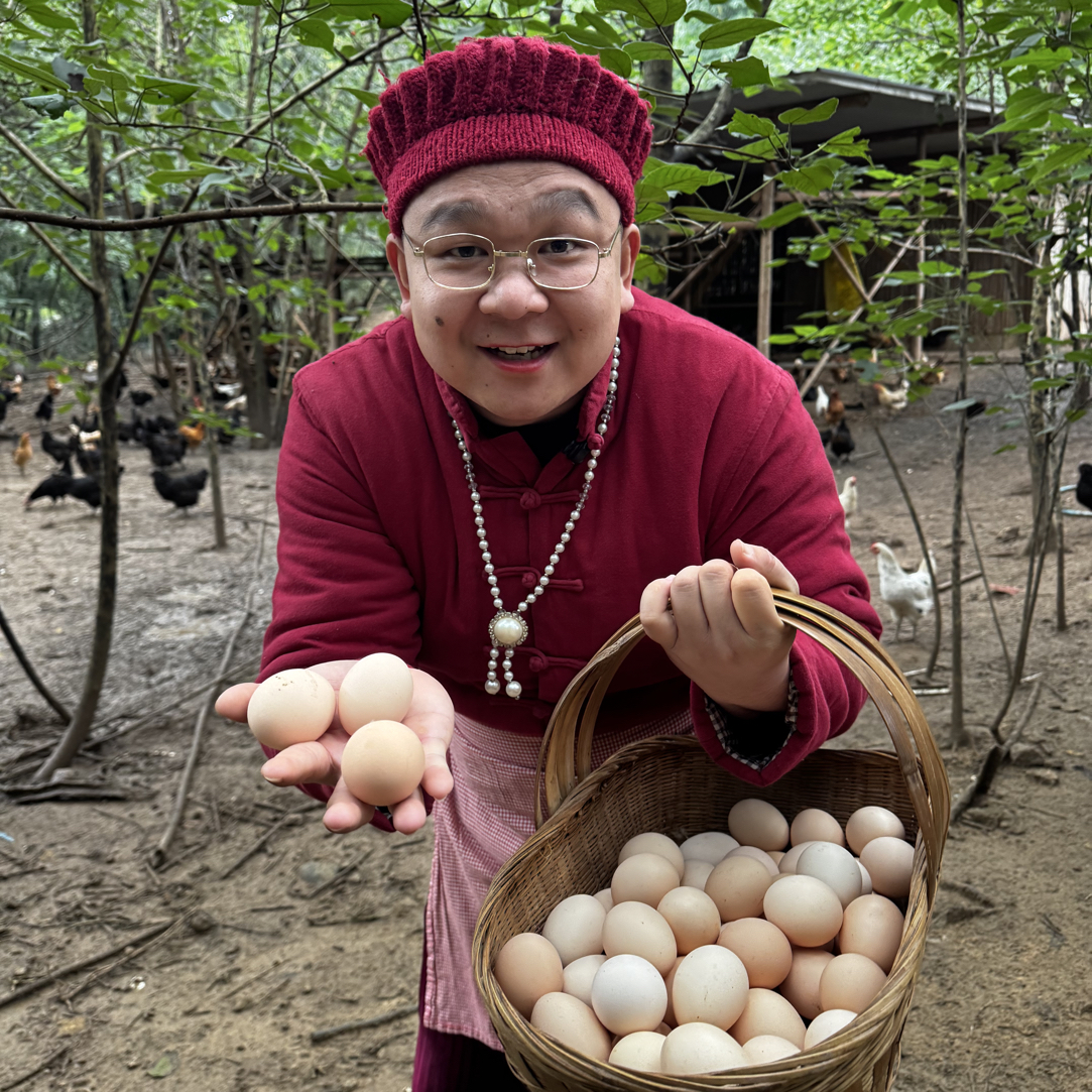 50枚新鲜营养散养粮食土鸡蛋适合孕妇宝宝健康无抗正宗农家散养