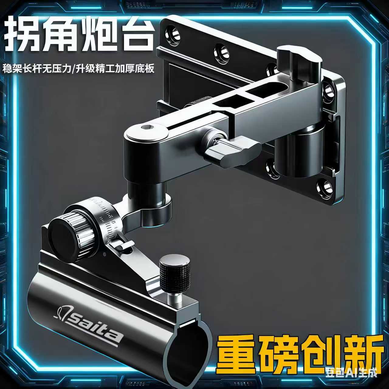 万向摆臂拐角架杆架大物超强承重精工耐用