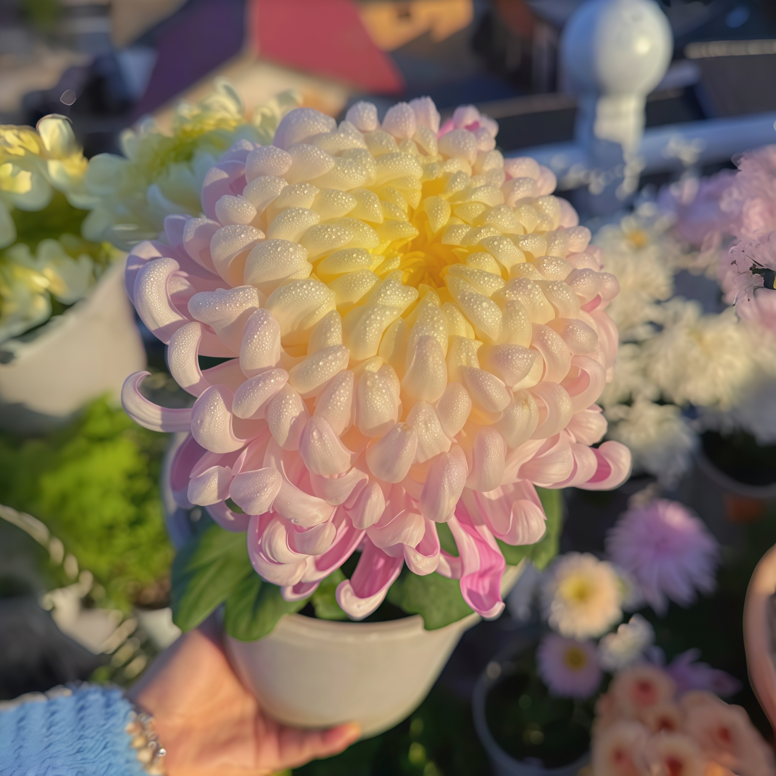 国华圣者大菊花苗秋菊大花耐寒热重瓣菊花室内外四季菊花绿植盆栽