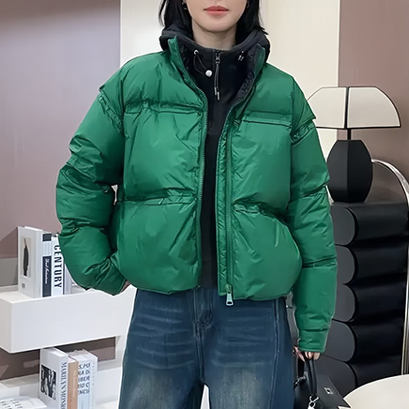 巨好看加厚外套女秋冬2025新款时尚设计款小个子通勤棉服棉袄棉衣