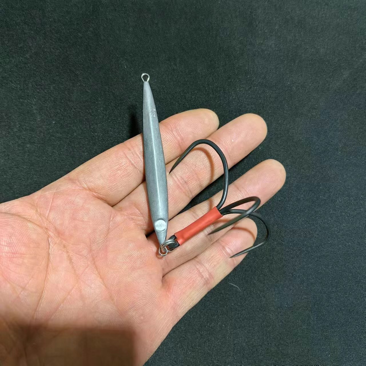 创洋5只锚鲢鱼池塘细长铁板路亚饵假饵铅鱼速沉慢摇渔具垂钓远投