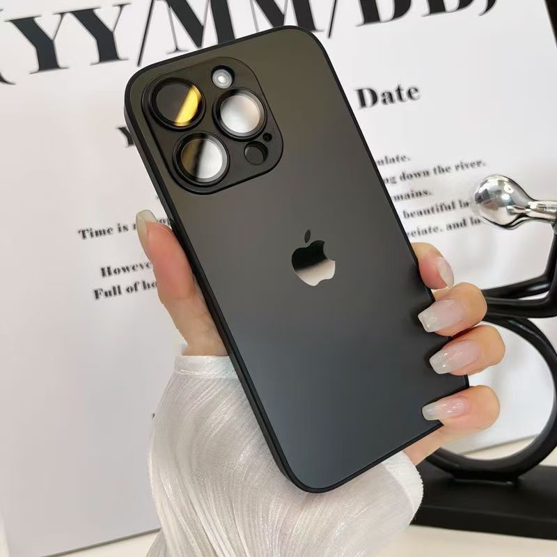 适用苹果17高级感手机壳16/15/14promax磨砂手感13AG防摔磁吸壳12