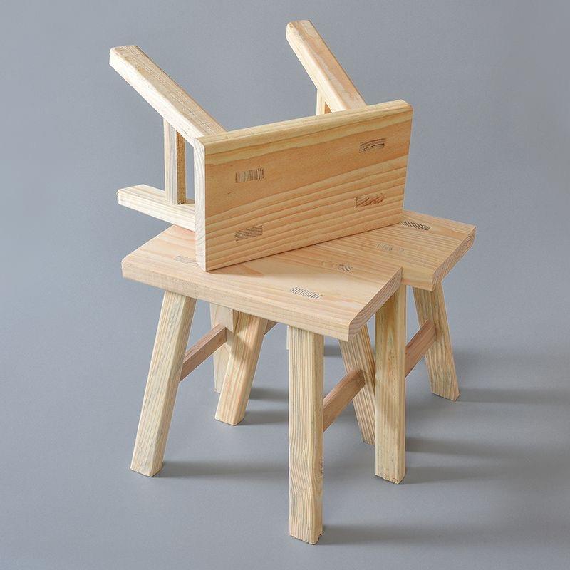 【苗阿哥专属】免安装松木小板凳矮凳家用简约结实小板凳换鞋凳子