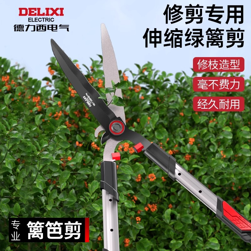 德力西电气修剪树枝剪刀园艺修枝剪果树园林修枝修花专用大剪刀