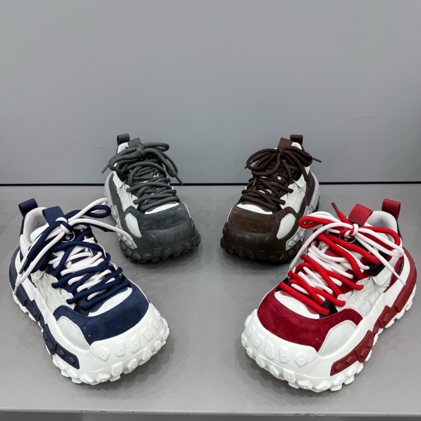 述，新款厚底松糕拼色阿甘鞋底厚5公分舒适百搭休闲老爹鞋