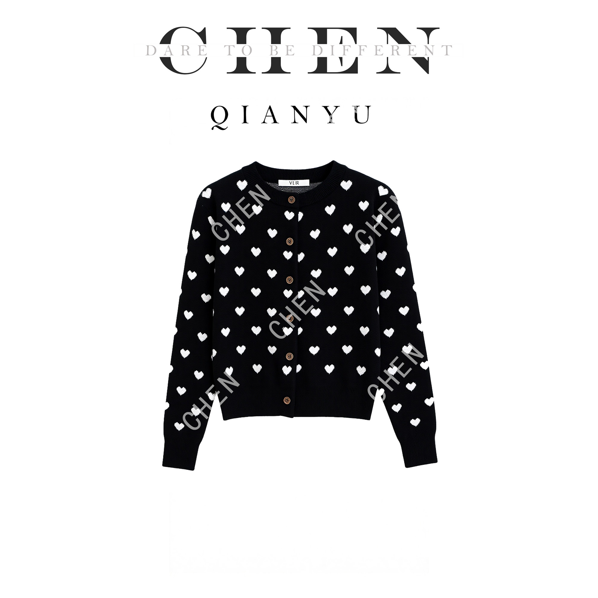 【陈陈私服】时尚设计感毛衣洋气显瘦长袖针织衫13035